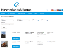 Tablet Screenshot of himmerlandsbilletten.dk